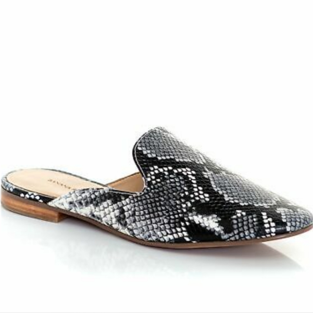 BANANA REPUBLIC NWOT Snake Print Mule Sz 8